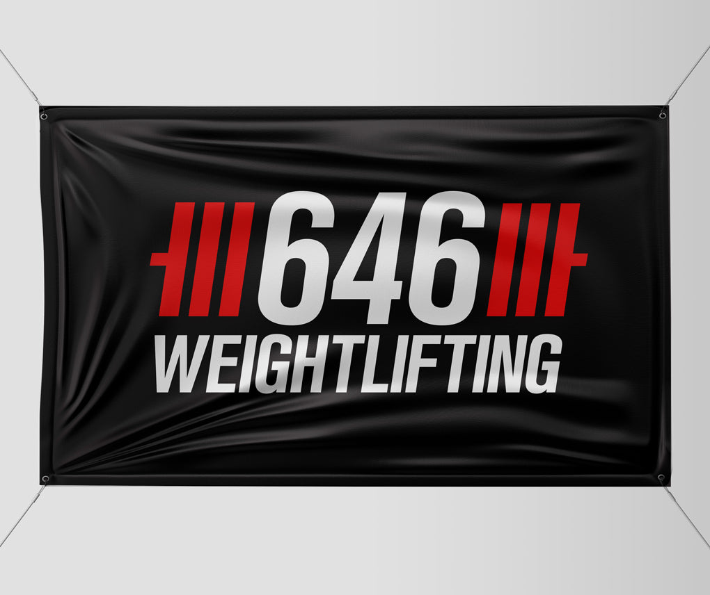 646 Weightlifting Flag