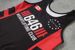 646 Weightlifting Unisex Singlet
